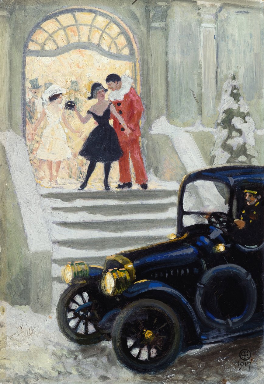 Po balu, 1917 autorstwa Paul Fischer