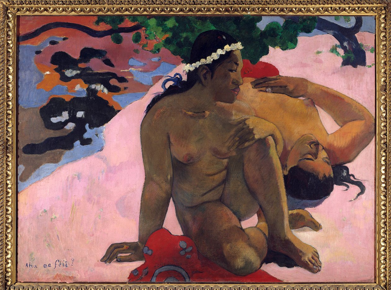 Aha oe feii eh, o co jesteś zazdrosny autorstwa Paul Gauguin