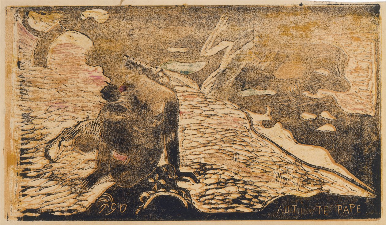 Ten papież, 1893-94., 1893-94. autorstwa Paul Gauguin