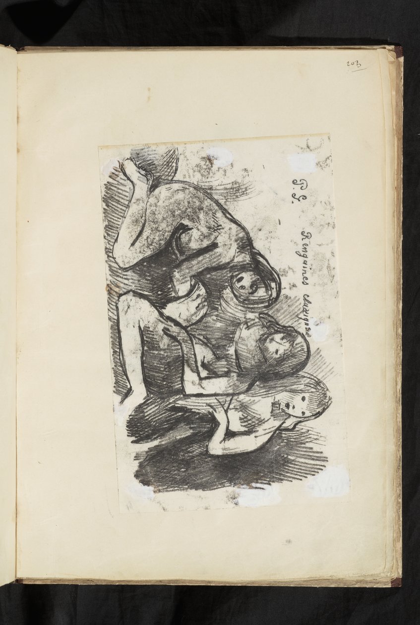 Przed i po - fragment szopki autorstwa Paul Gauguin