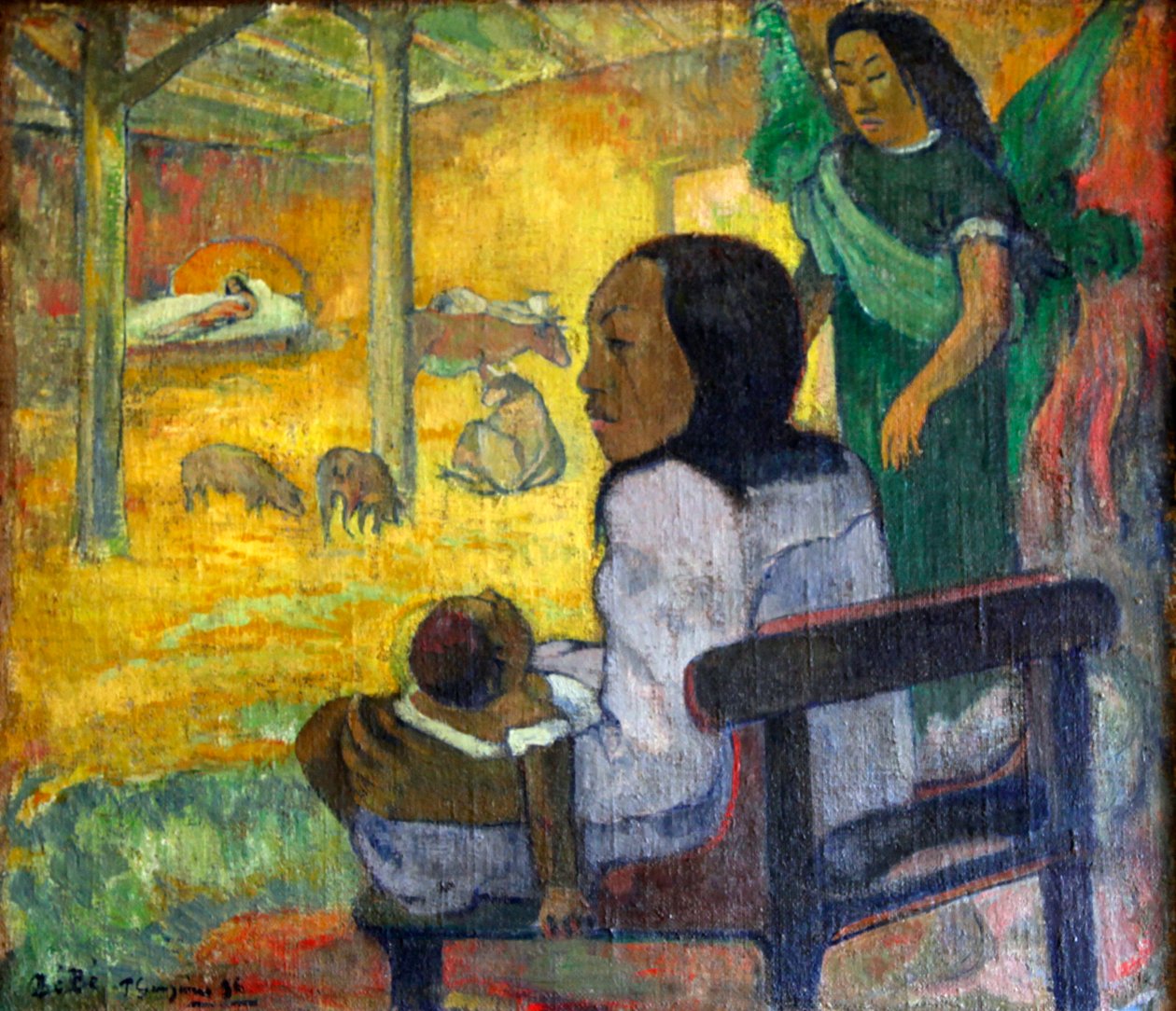 „Bądź szopka”, 1896 r. autorstwa Paul Gauguin