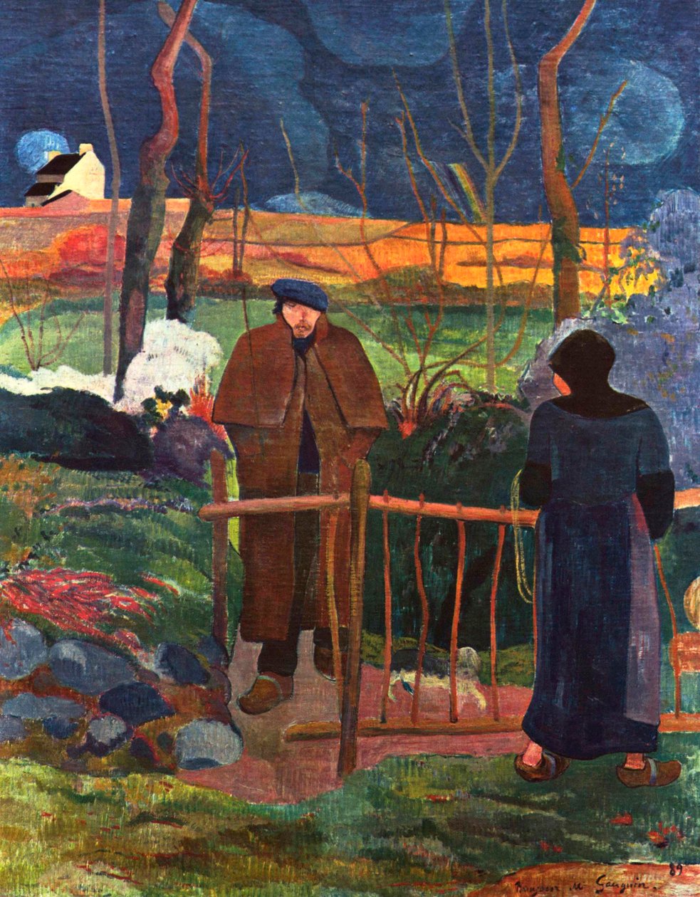 Witaj Monsieur Gauguin, 1889. autorstwa Paul Gauguin