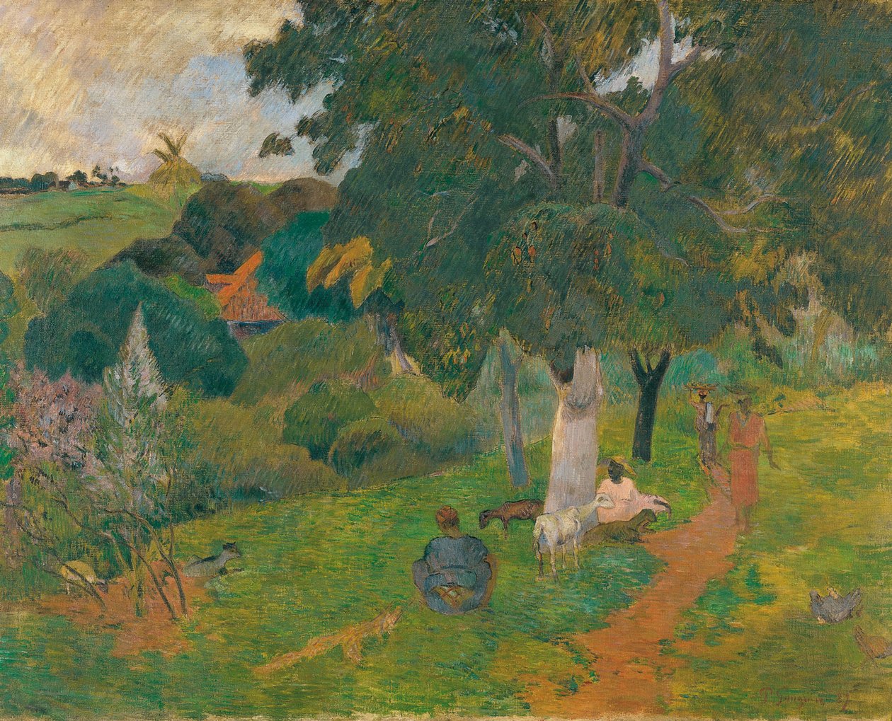 Przybycie i odejście, Martynika, 1887 autorstwa Paul Gauguin