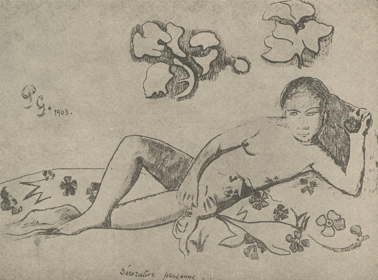 Figura dekoracyjna, 1936. autorstwa Paul Gauguin