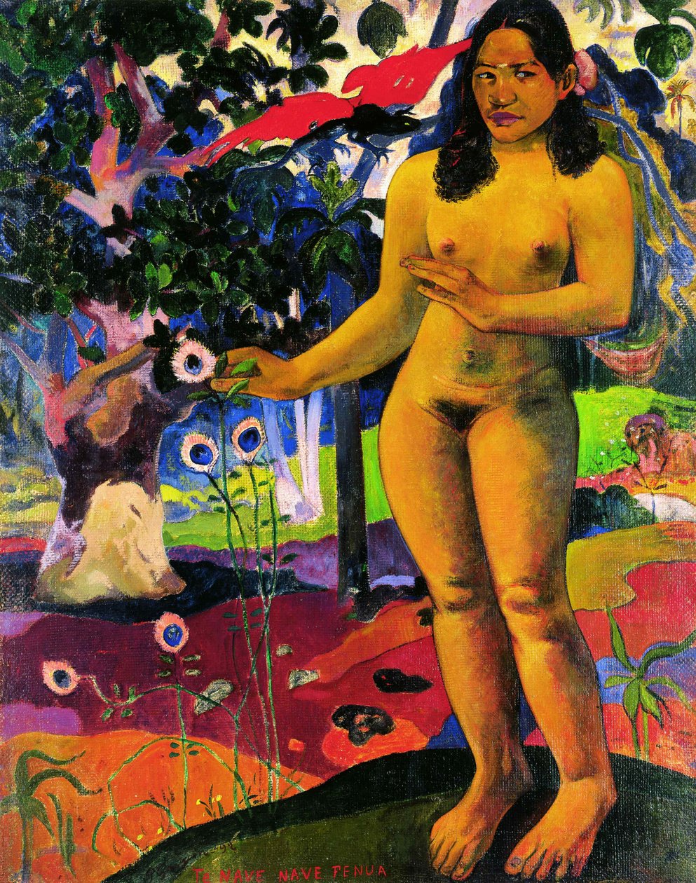 Rozkoszna kraina (Te Nave Nave Fenua) autorstwa Paul Gauguin