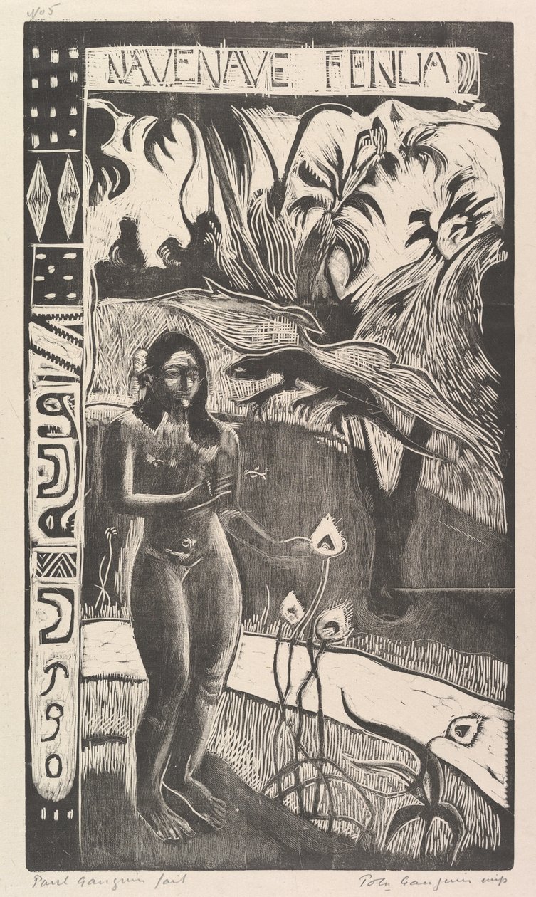 Wspaniała kraina, 1893-94. autorstwa Paul Gauguin