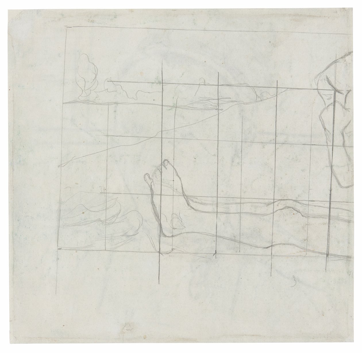 Projekt dla Jardiniere: toaleta autorstwa Paul Gauguin