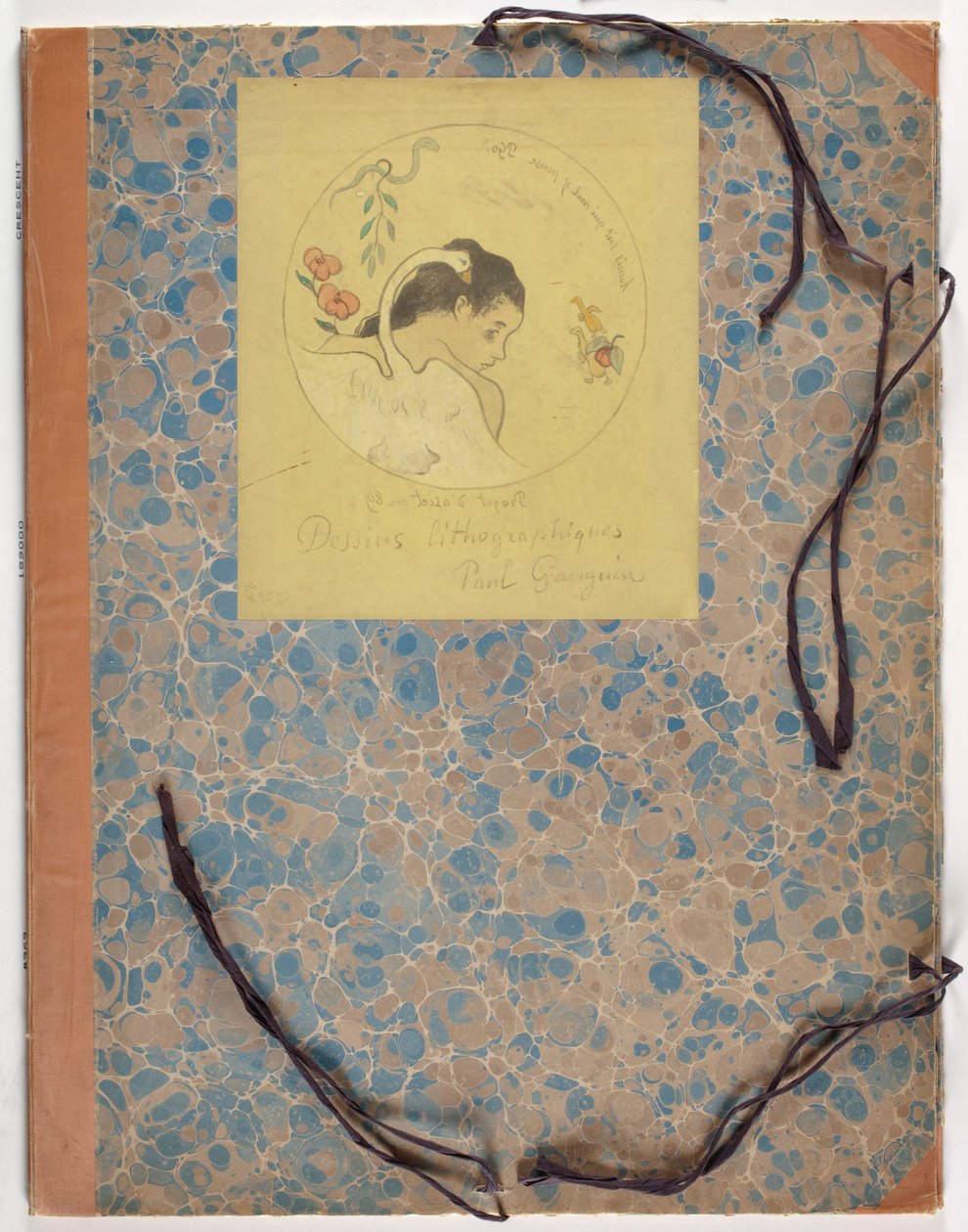 Design for a Plate - Leda autorstwa Paul Gauguin