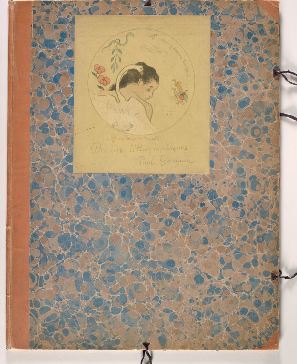 Design for a Plate - Leda autorstwa Paul Gauguin