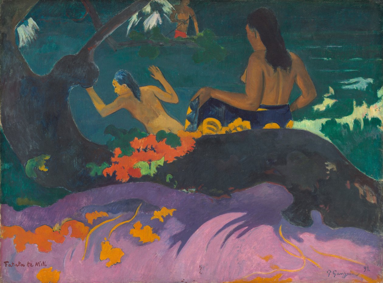 Nad morzem autorstwa Paul Gauguin