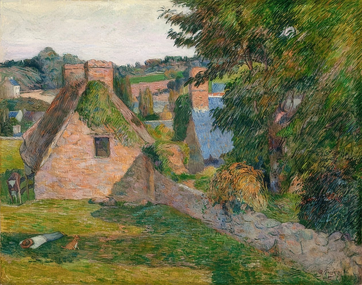 Pole w Derout-Lollichon. 1886 autorstwa Paul Gauguin