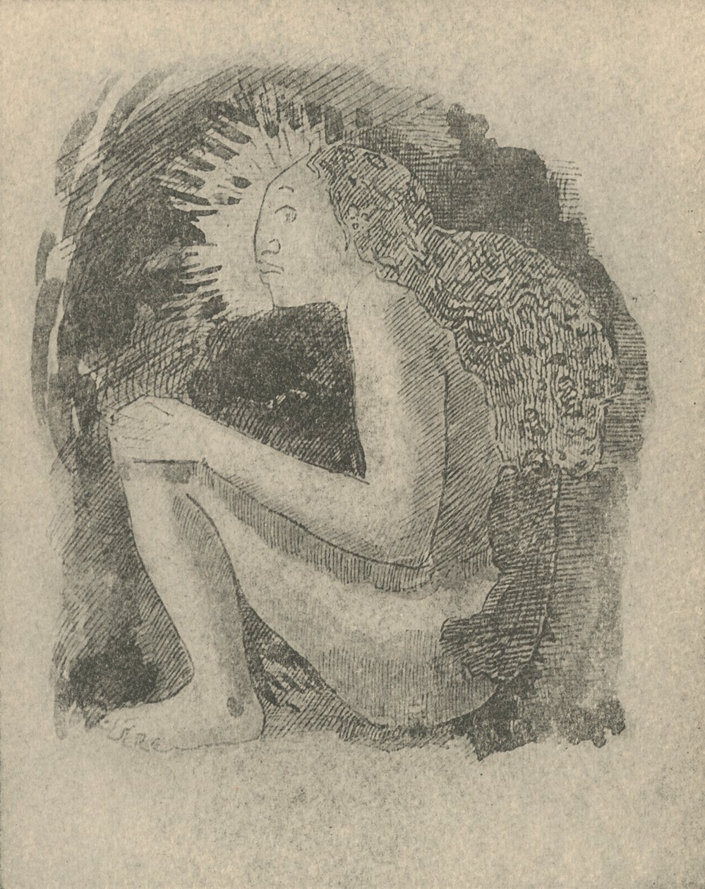 Rysunek, 1936 autorstwa Paul Gauguin