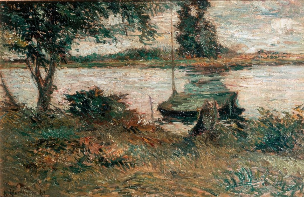 Brzeg rzeki autorstwa Paul Gauguin