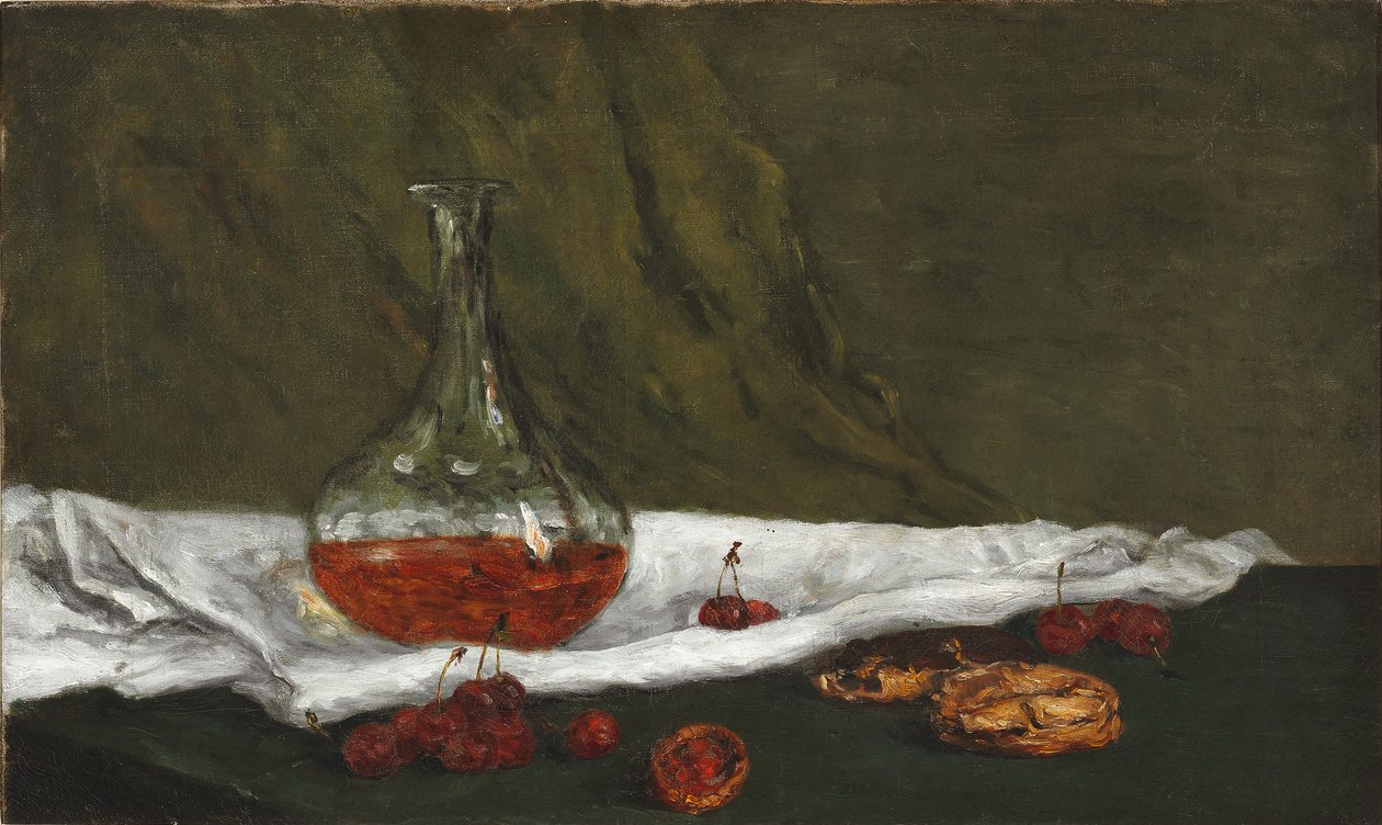 Francuski:  Cerises et carafon Wiśnie i karafka autorstwa Paul Gauguin