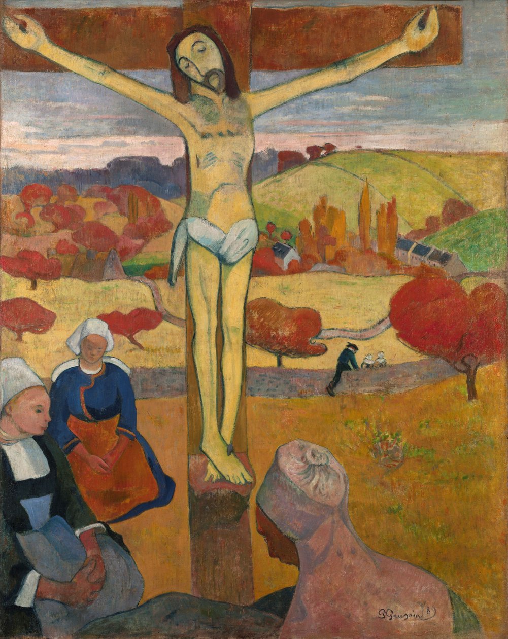 Francuski:  Le Christ jaune Żółty Chrystus autorstwa Paul Gauguin