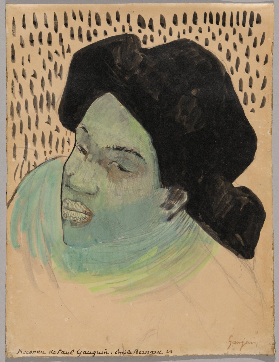 Głowa kobiety z Tahiti autorstwa Paul Gauguin
