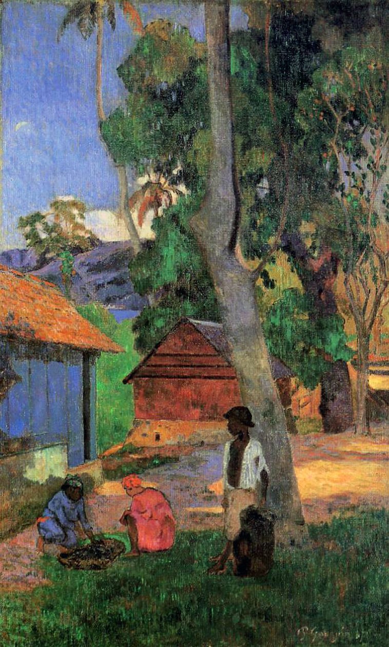 Chaty na Martynice, 1887 r. autorstwa Paul Gauguin
