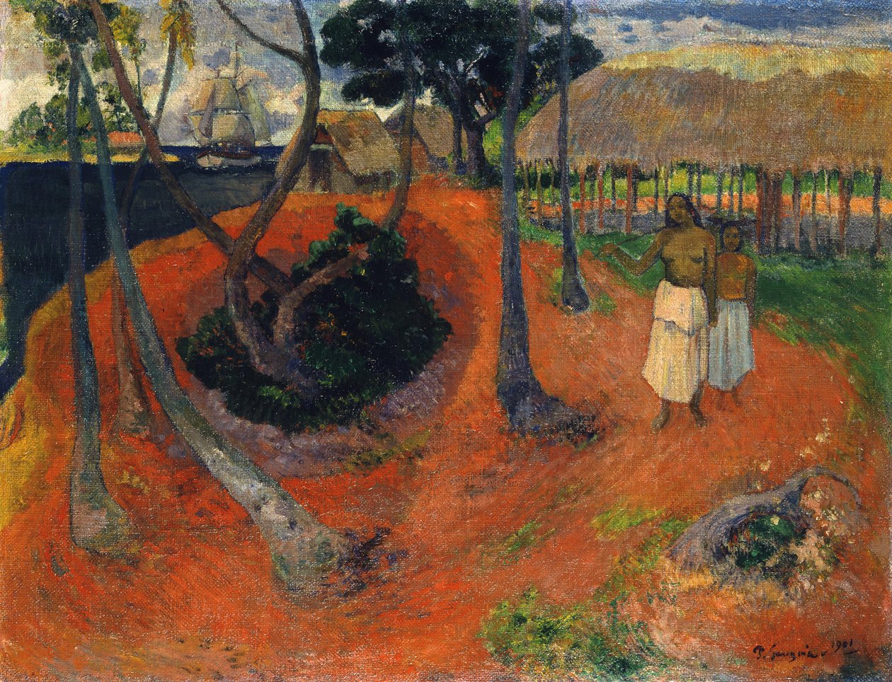 Sielanka na Tahiti Sielanka na Tahiti, 1901. autorstwa Paul Gauguin