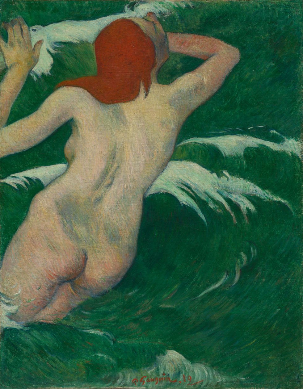 Na falach Na falach, 1889. autorstwa Paul Gauguin