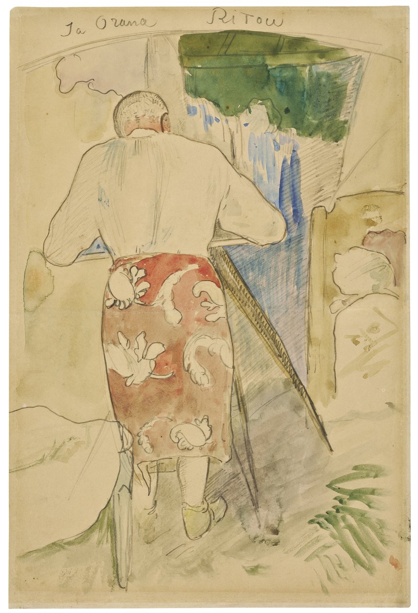 I Orana Ritou, ok. 1891-94 autorstwa Paul Gauguin