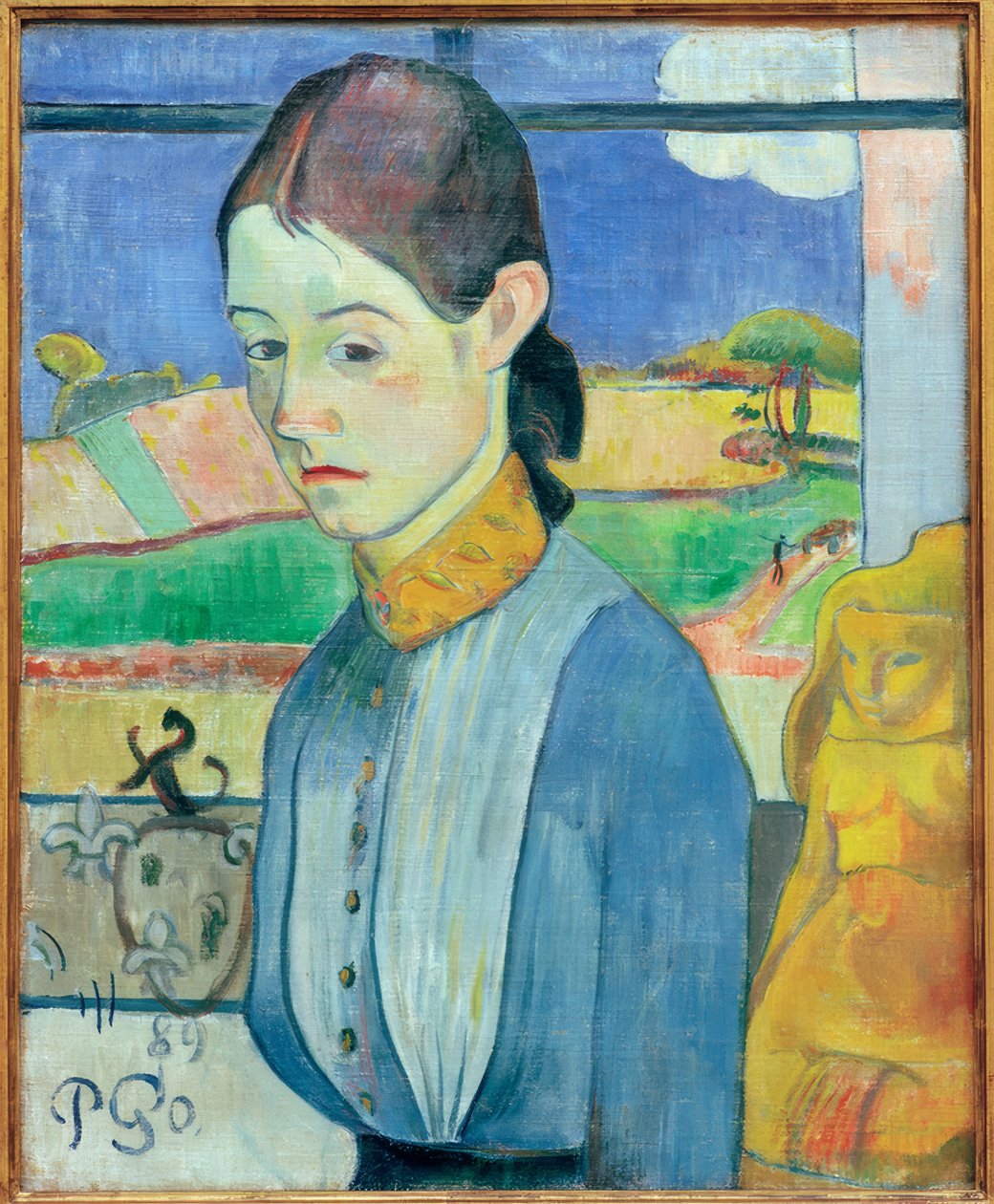Młody Breton autorstwa Paul Gauguin