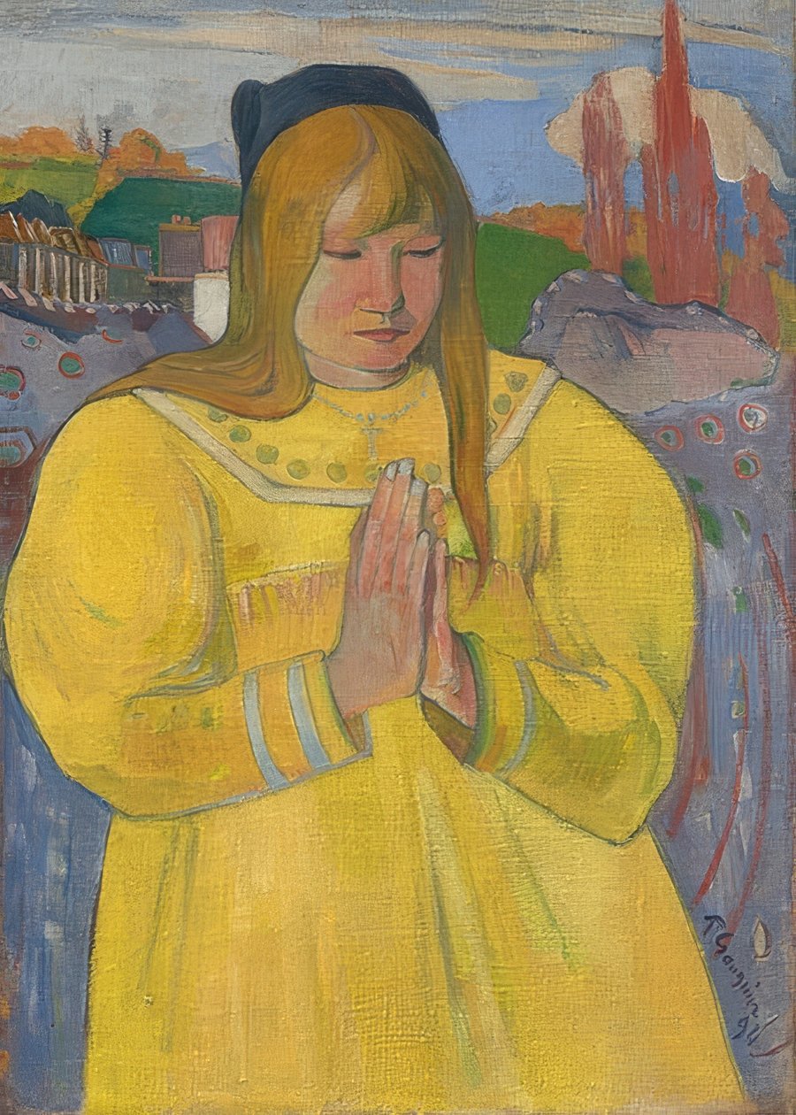 Młoda chrześcijańska dziewczyna. 1984 autorstwa Paul Gauguin