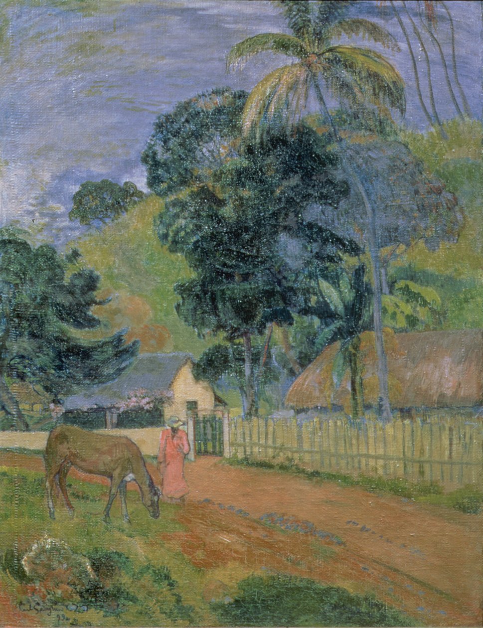 Krajobraz autorstwa Paul Gauguin
