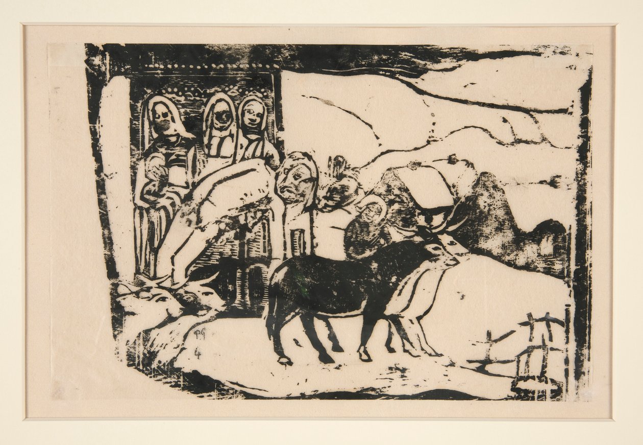 Kalwaria bretońska autorstwa Paul Gauguin