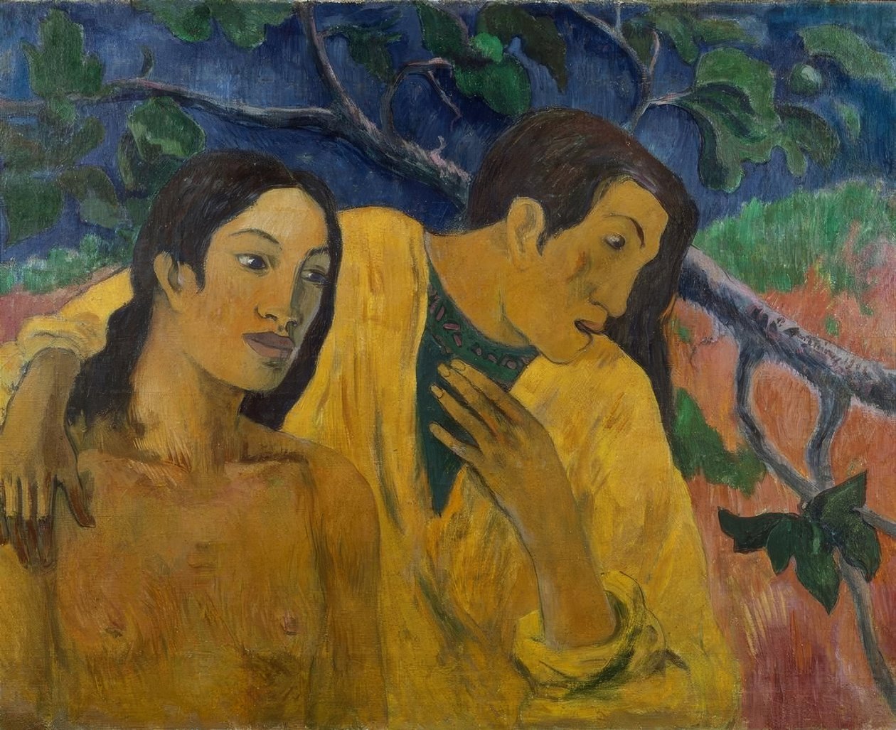 Kochankowie autorstwa Paul Gauguin