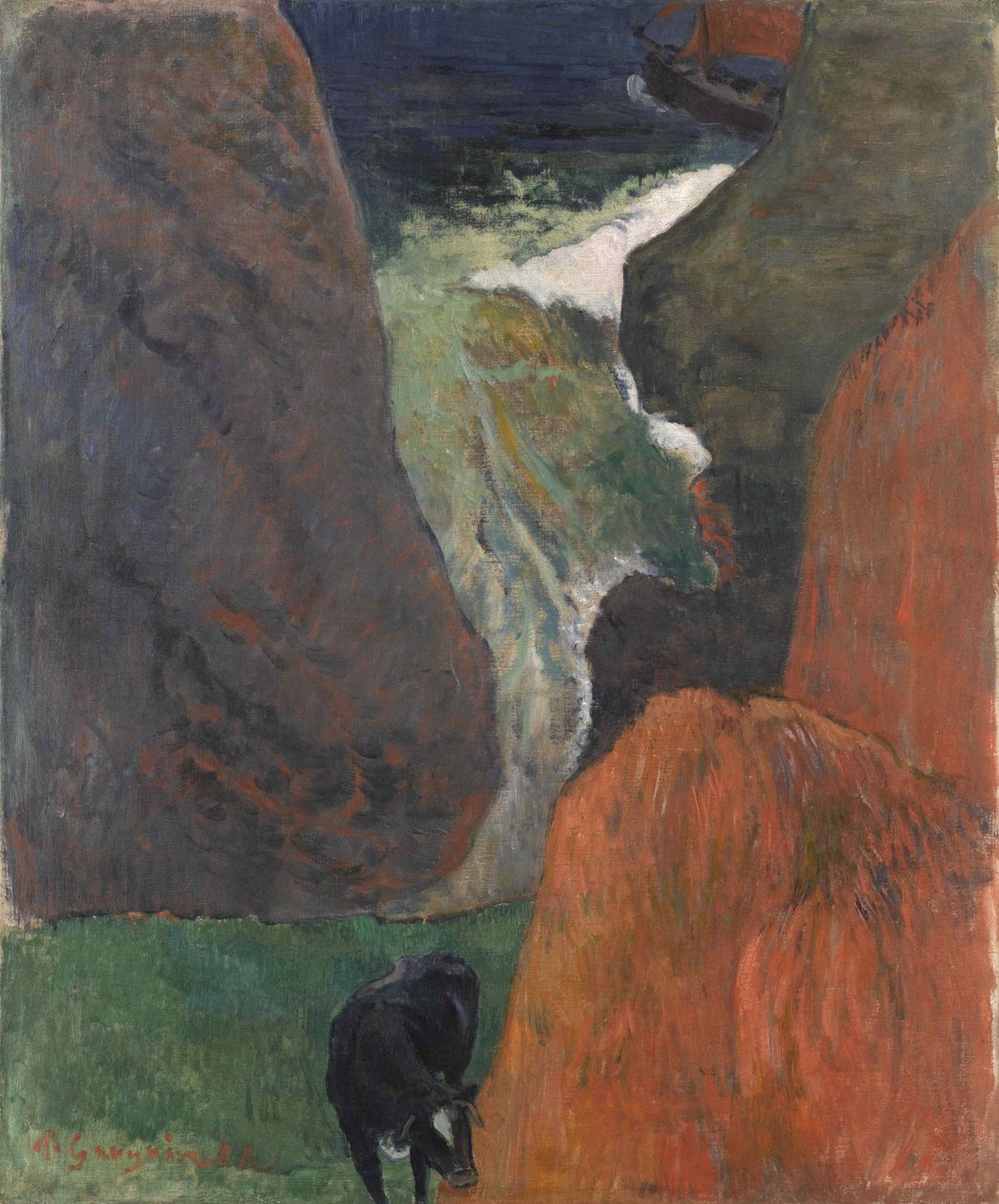 Marynarka z krową, 1888. autorstwa Paul Gauguin