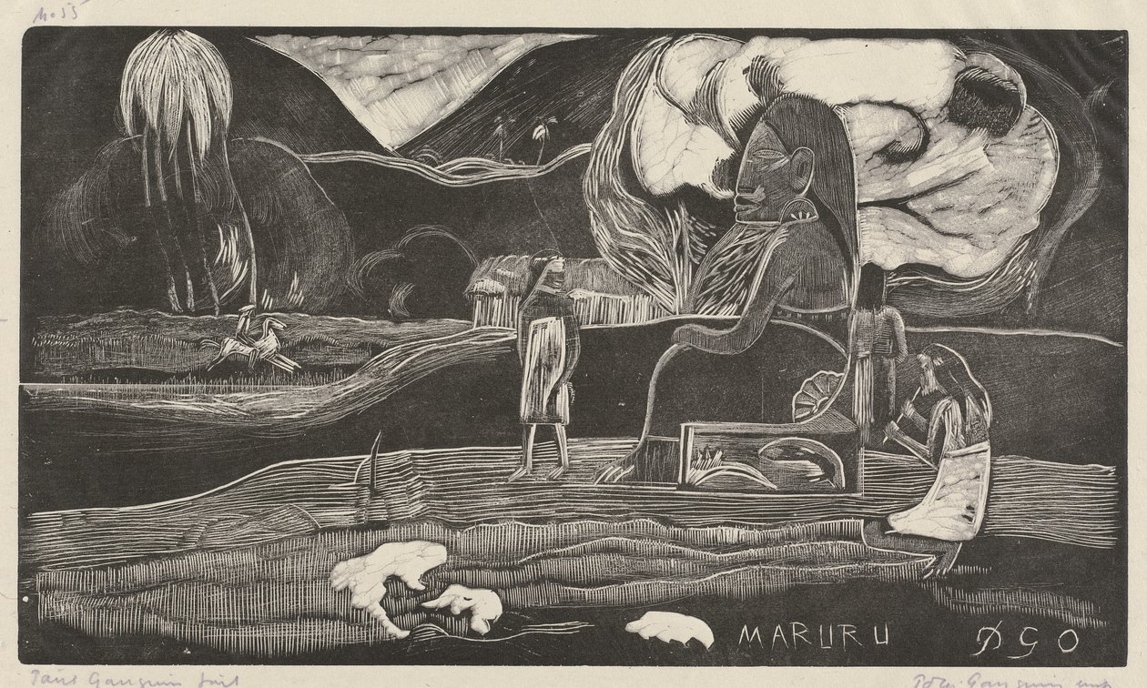 Maruru Dziękuję, 18941895. autorstwa Paul Gauguin