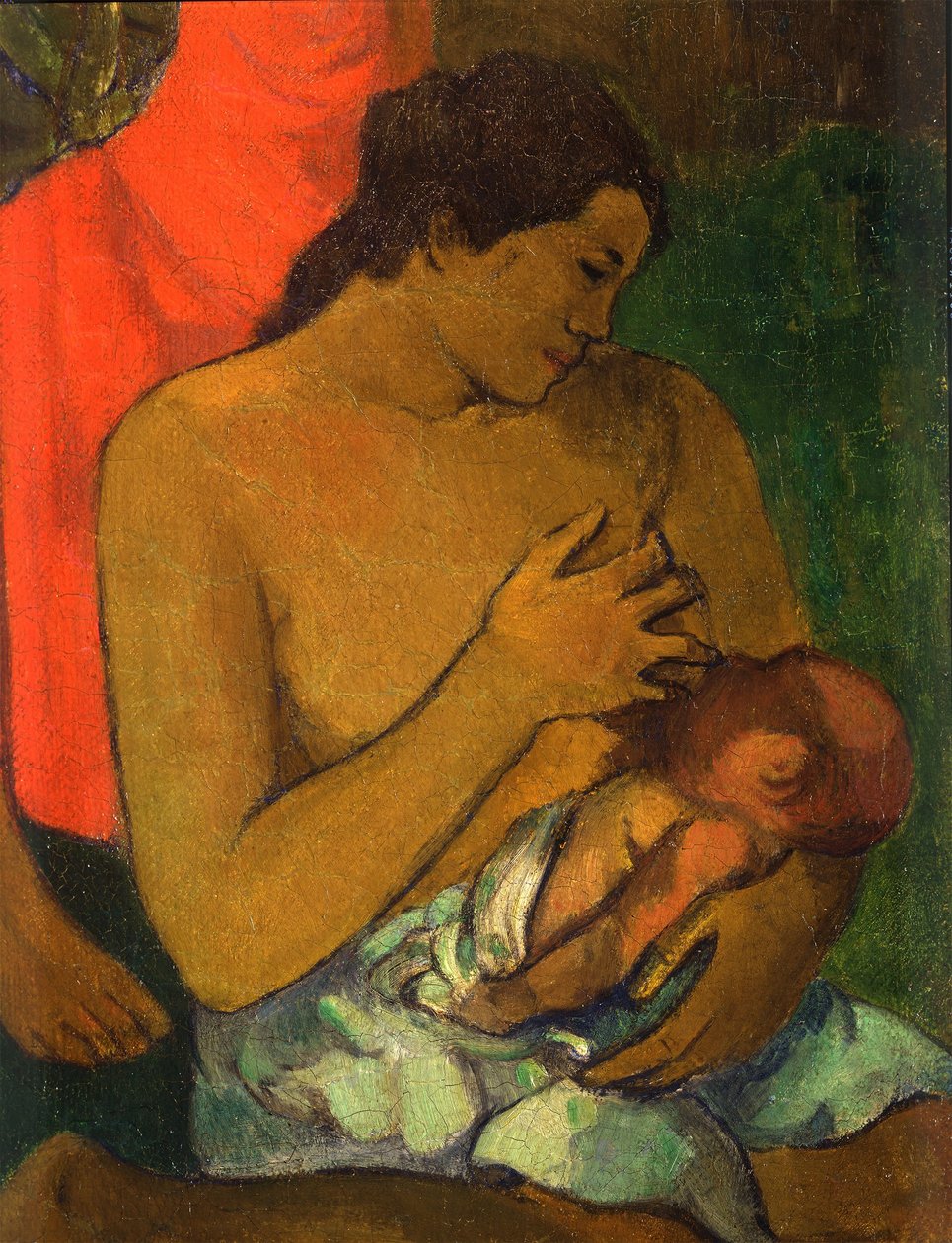 "Maternité" Paula Gauguina, Galeria Dickinson autorstwa Paul Gauguin