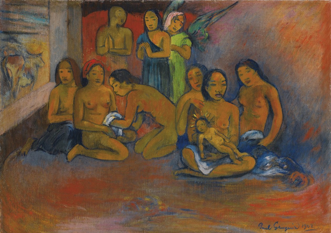 Narodzenia, 1902 autorstwa Paul Gauguin