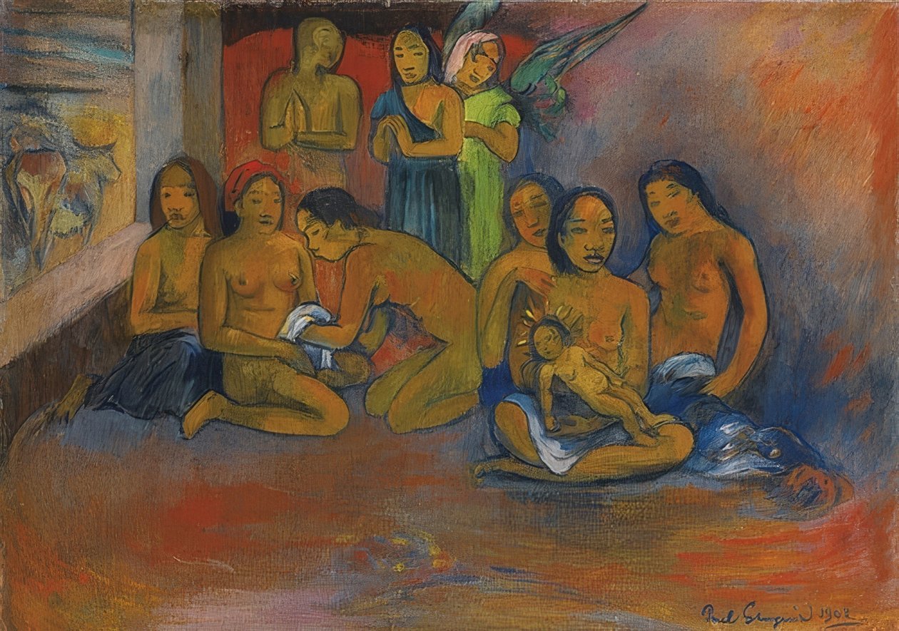 Narodziny. 1902 autorstwa Paul Gauguin