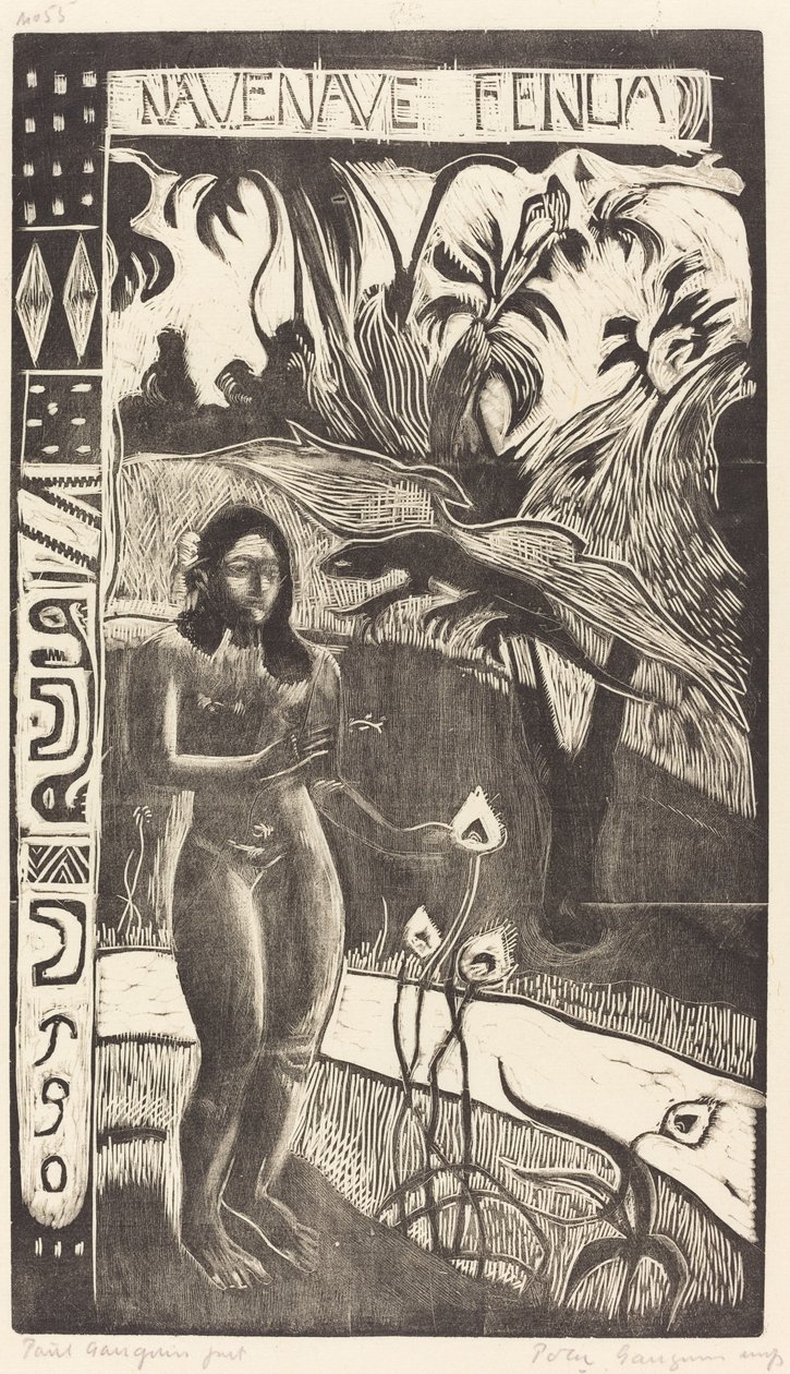 Nawa Nawa Fenua (Wspaniała Kraina) autorstwa Paul Gauguin