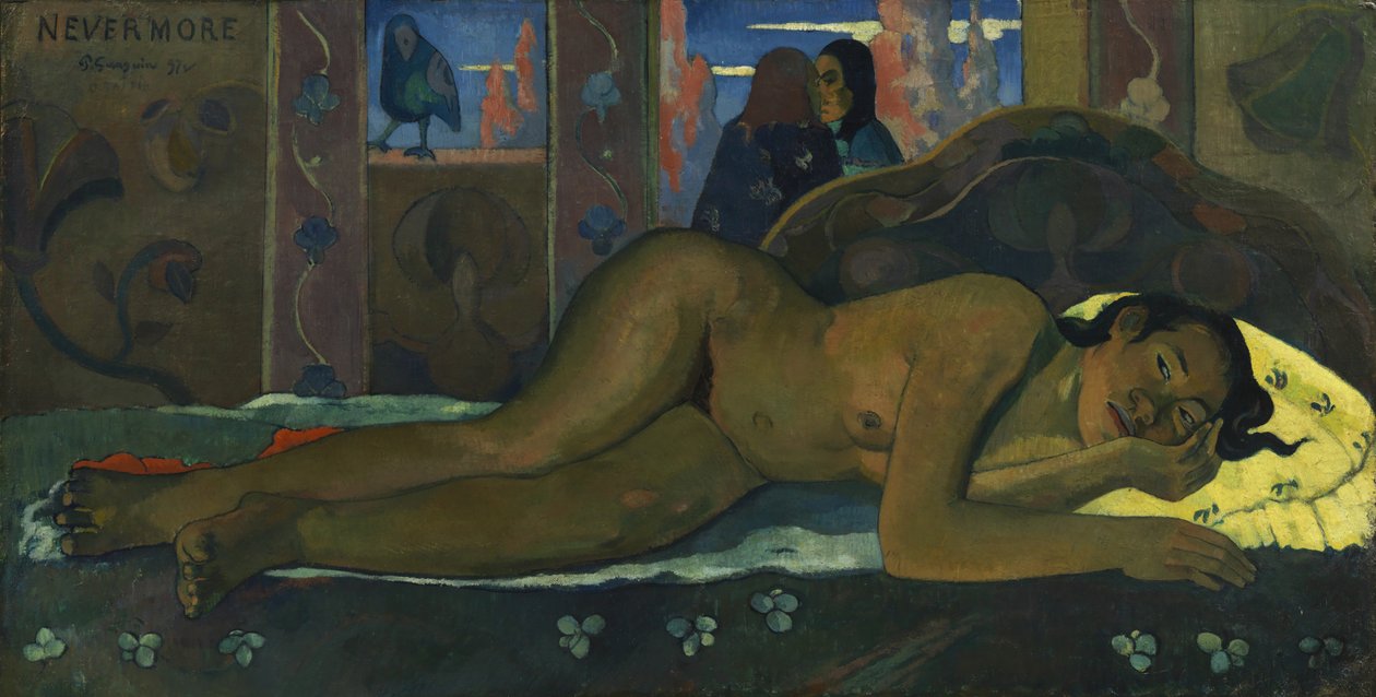 Nigdy więcej, 1897 autorstwa Paul Gauguin