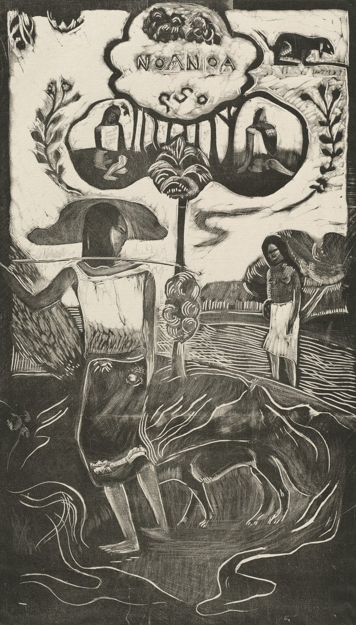 Noa Noa Pachnący, Pachnący, 18941895. autorstwa Paul Gauguin