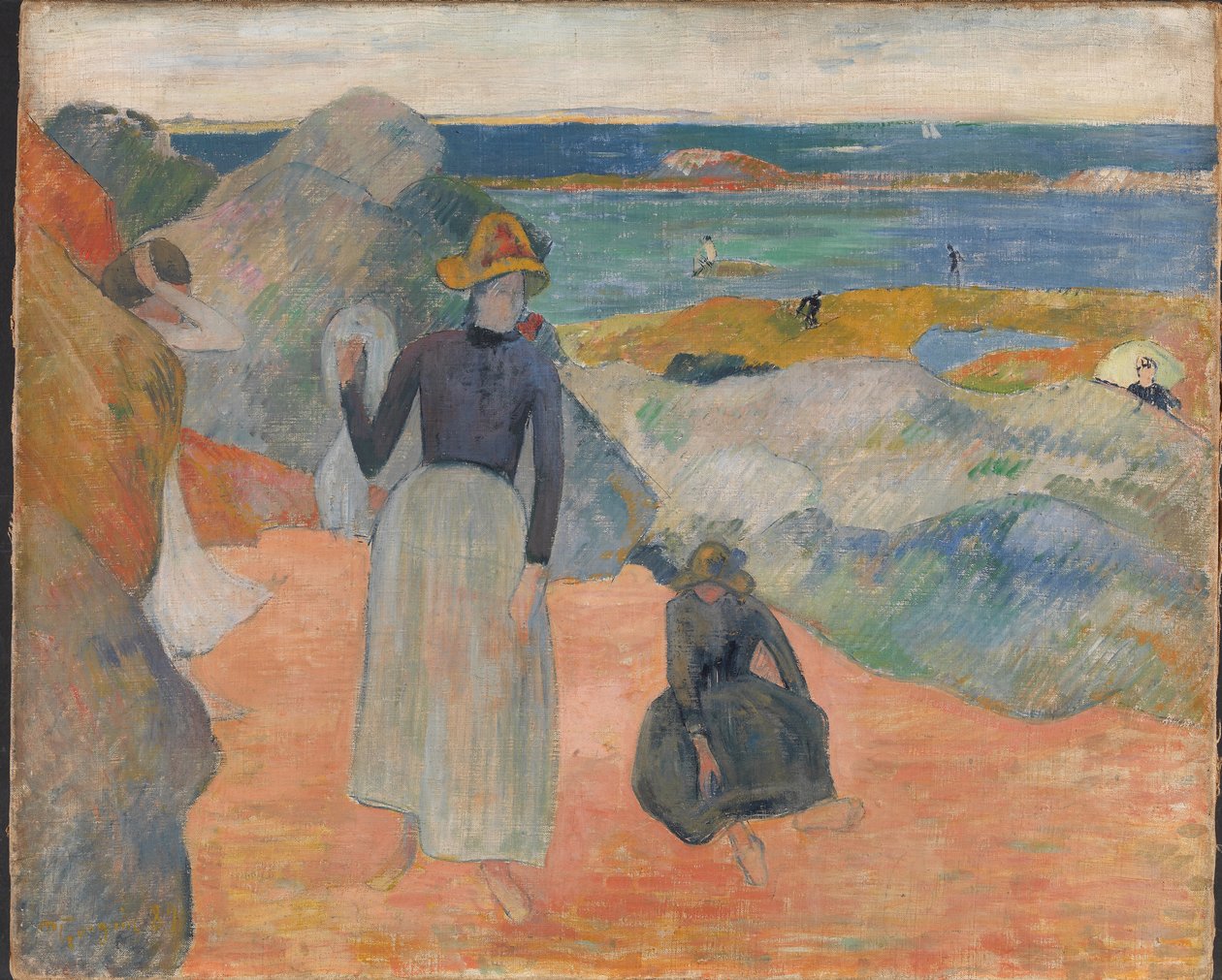 Na plaży, 1889. autorstwa Paul Gauguin