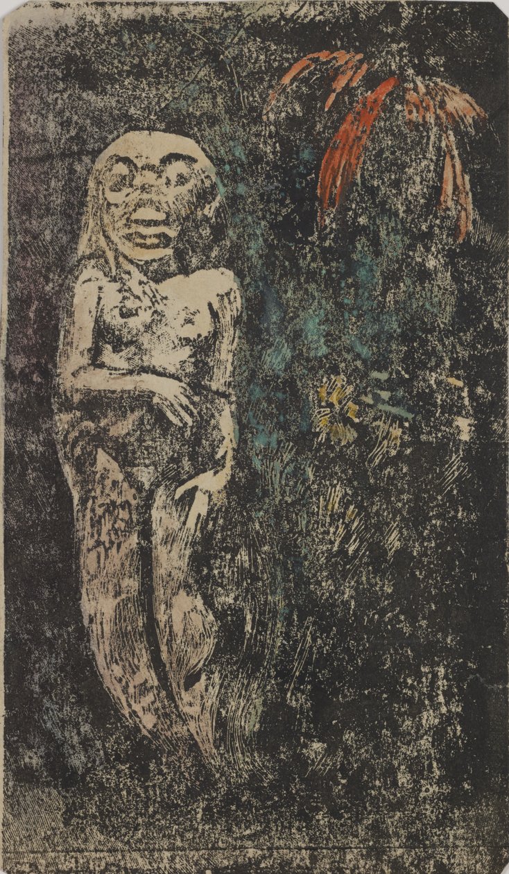 Oviri Sauvage, 1894. autorstwa Paul Gauguin