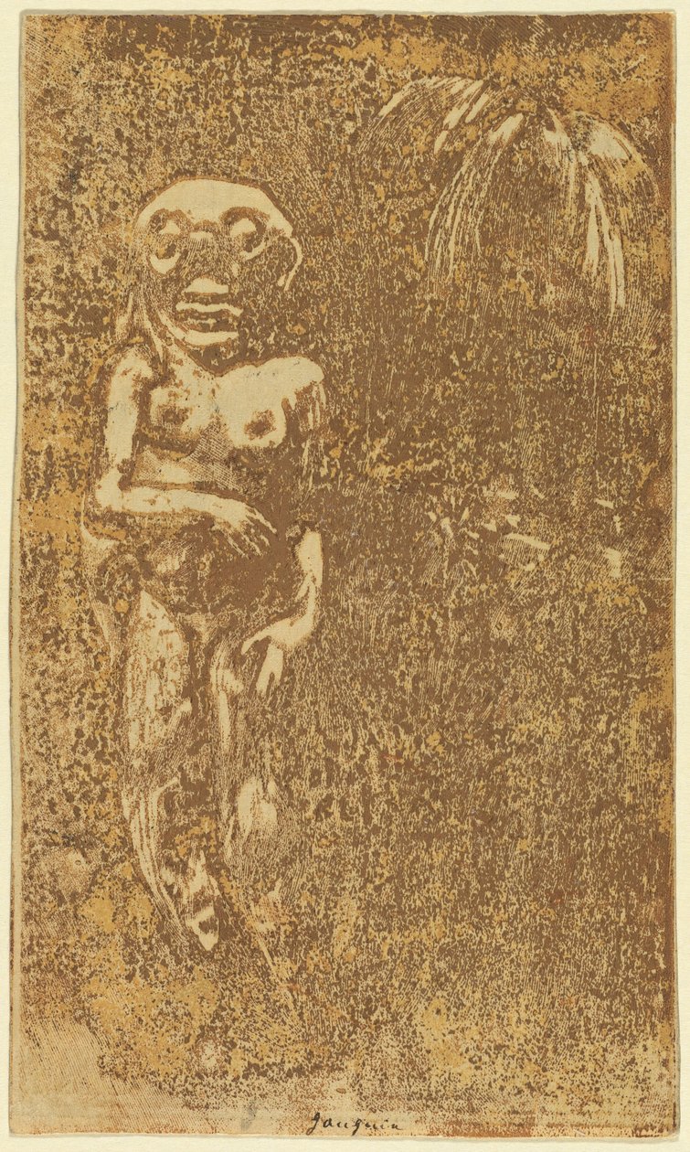 Oviri Dziki [odbyt], 18941895. autorstwa Paul Gauguin