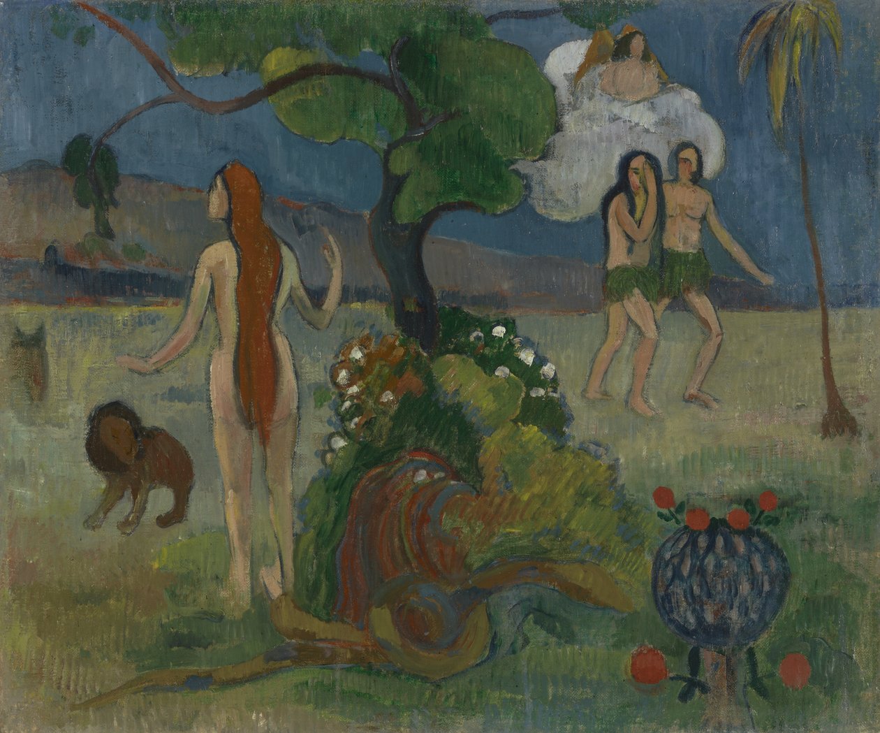 Raj utracony, ok. 1890 (olej na płótnie) autorstwa Paul Gauguin
