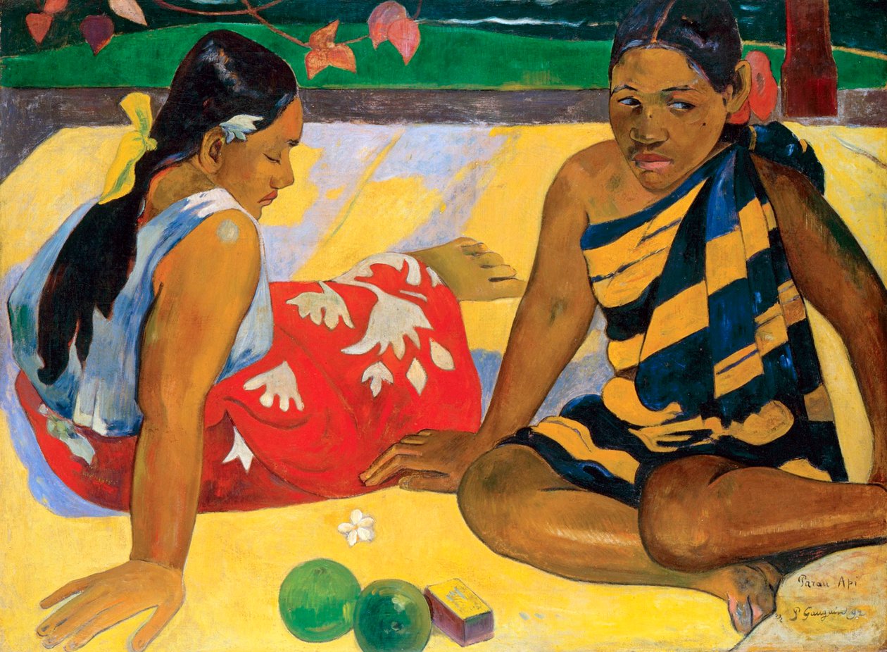 Fajerwerki. Co nowego, 1892 autorstwa Paul Gauguin