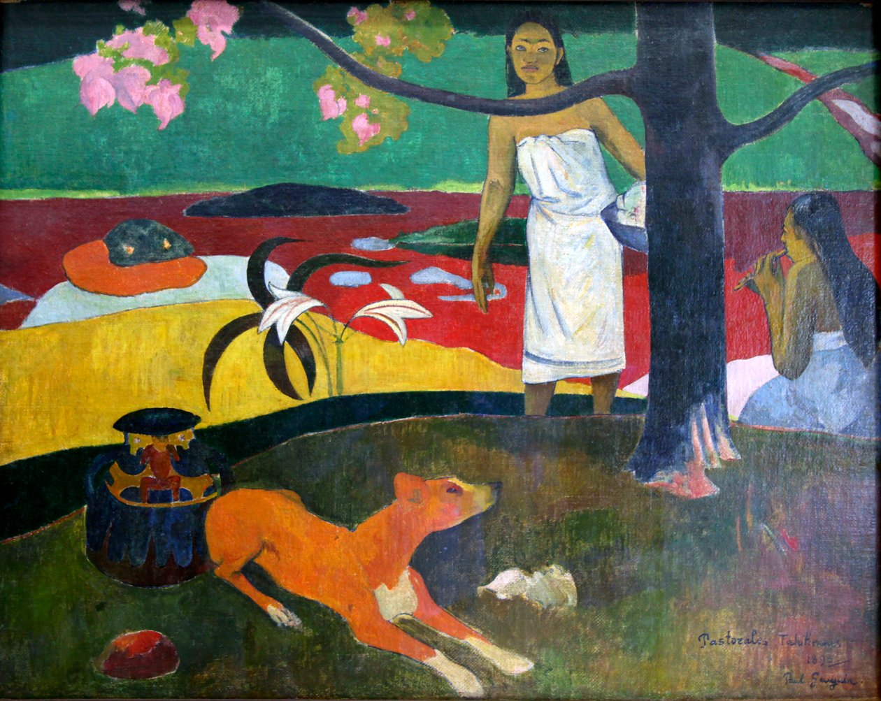 „Duszpasterstwa Tahitańskie”, 1892. autorstwa Paul Gauguin