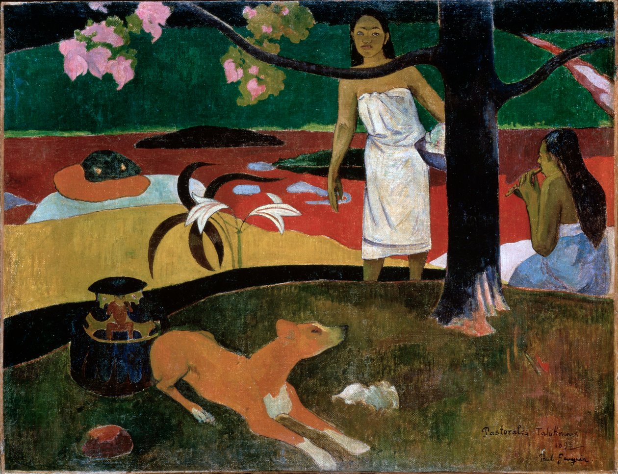 Pastorałki tahitańskie, 1892. autorstwa Paul Gauguin