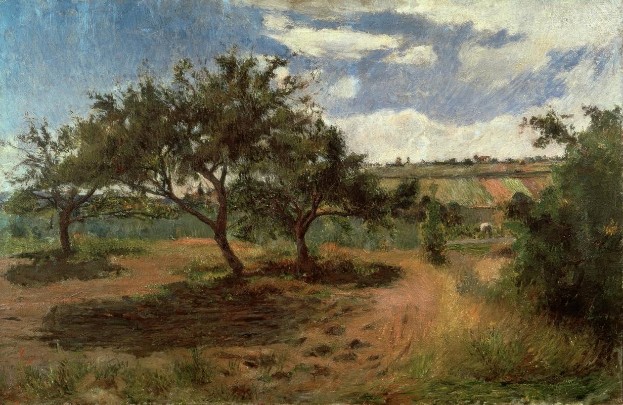 Kwitnące jabłonie (III) autorstwa Paul Gauguin