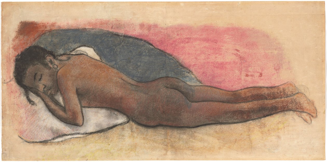 Leżąca nago [odbyt.] autorstwa Paul Gauguin