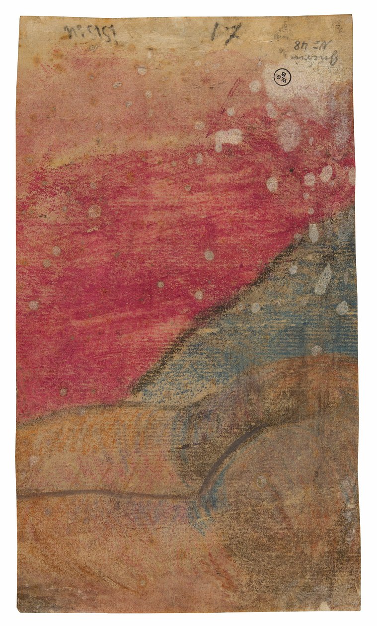 Leżący Tahitian (fragment) autorstwa Paul Gauguin
