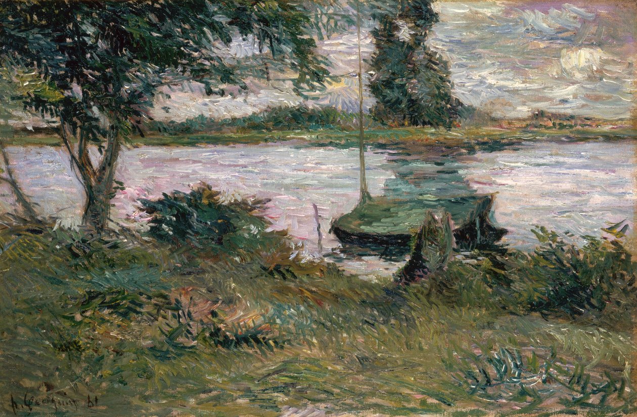 Brzeg rzeki autorstwa Paul Gauguin