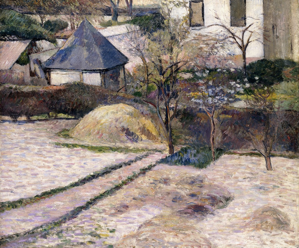 Krajobraz Rouen, c.1884 autorstwa Paul Gauguin