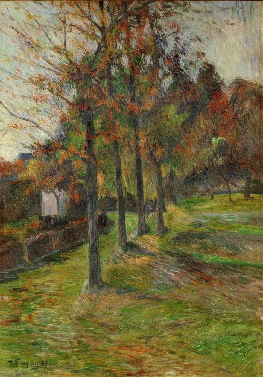 Droga Rouen II autorstwa Paul Gauguin